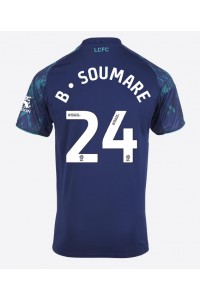 Leicester City Boubakary Soumare #24 Jalkapallovaatteet Vieraspaita 2025-26 Lyhythihainen